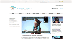 Desktop Screenshot of pro-namibian-children.de
