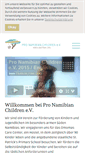 Mobile Screenshot of pro-namibian-children.de