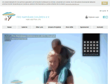 Tablet Screenshot of pro-namibian-children.de